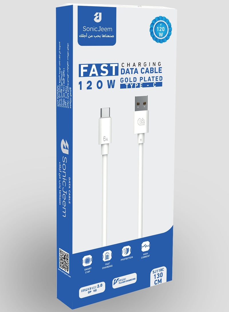 SONIC JEEM Fast Charging Data Cable Tibe-c SJ118C - Image 5