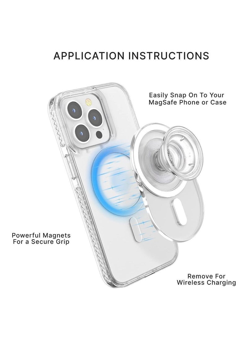 Casetify - Hellokitty Phone Grip Stand Compatible with MagSafe, MagSafe Phone Grip Holder, Wireless Charging Compatible Red - Image 1
