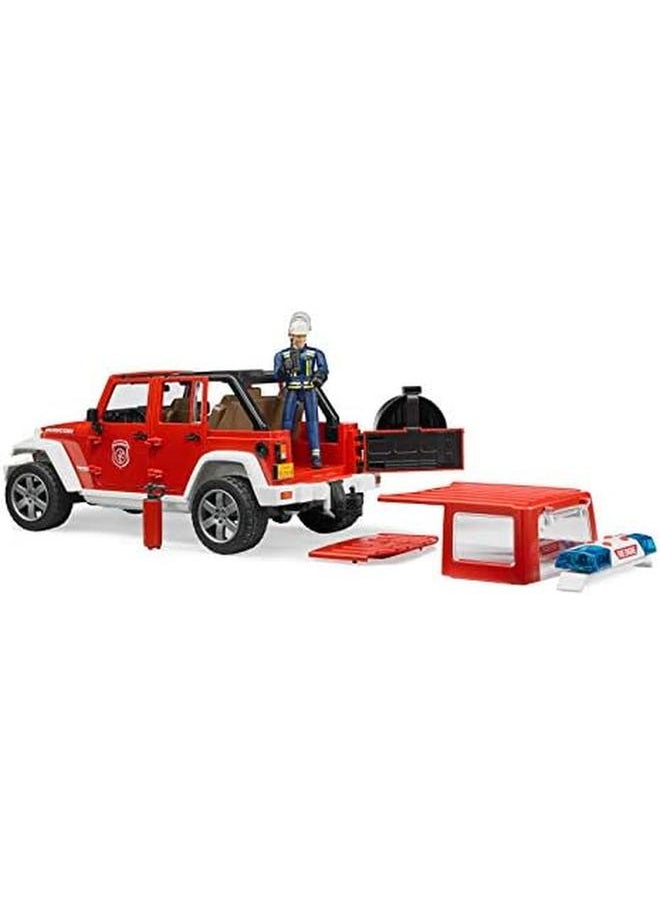 Bruder Toys - Jeep Wrangler Unlimited Fire Vehicle With Fireman Multi Color - Image 1