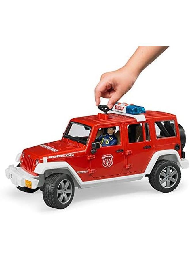 Bruder Toys - Jeep Wrangler Unlimited Fire Vehicle With Fireman Multi Color - Image 1