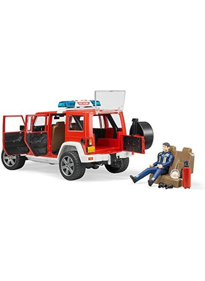Bruder Toys - Jeep Wrangler Unlimited Fire Vehicle With Fireman Multi Color - Image 1