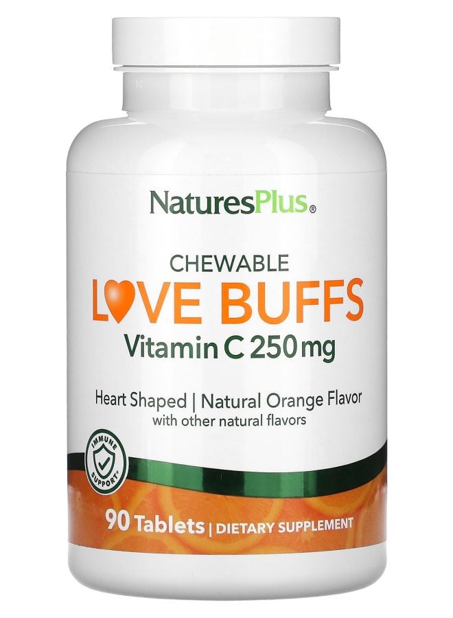 Chewable Love Buffs Vitamin C Natural Orange  250 mg 90 Tablets