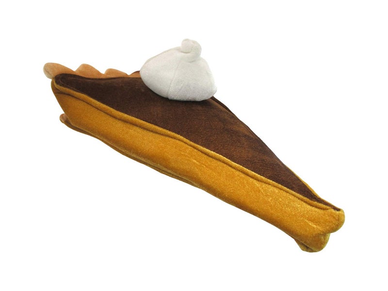 Beistle Decorative Plush Pumpkin Pie Hat - Image 1