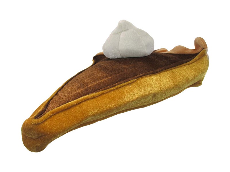 Beistle Decorative Plush Pumpkin Pie Hat - Image 2