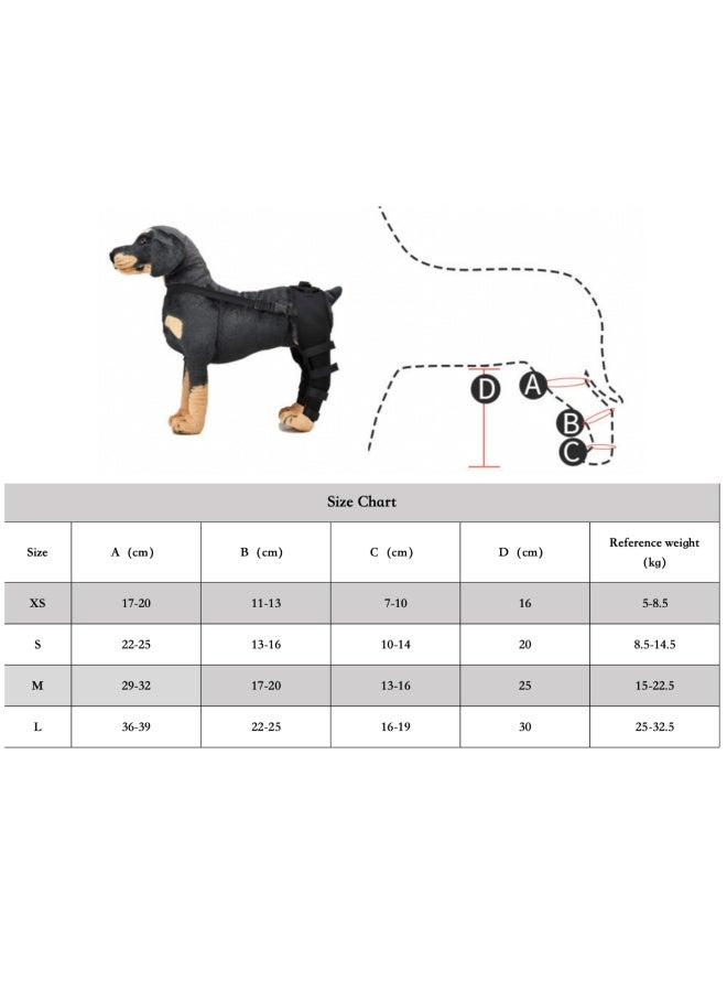 Dog Knee Brace for ACL/CCL Injuries,Torn Ligament,Pain Relief,Joint Warmth,Luxating Patella - Rear Leg Support,Both Legs,Red - Image 4
