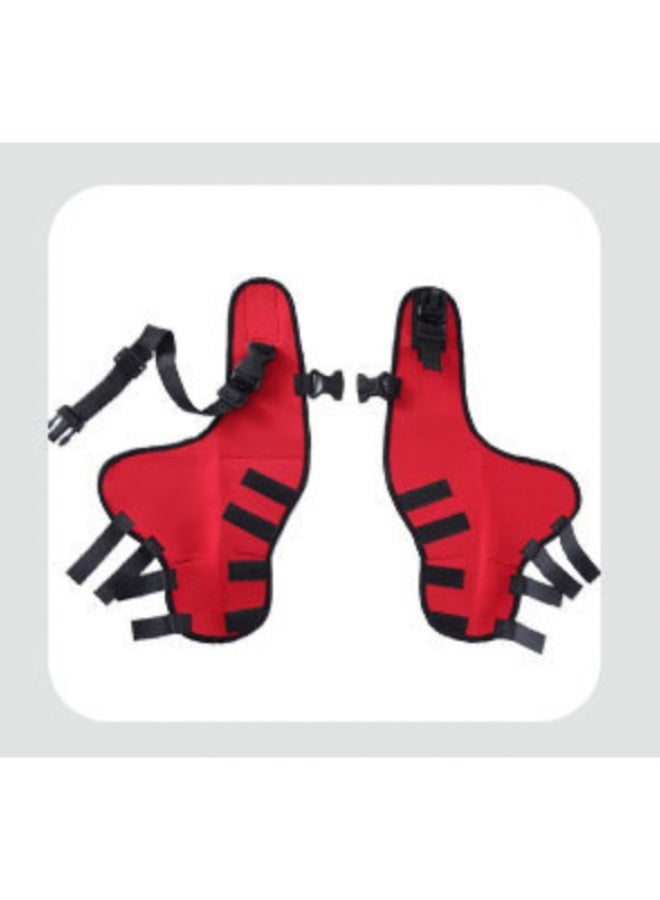 Dog Knee Brace for ACL/CCL Injuries,Torn Ligament,Pain Relief,Joint Warmth,Luxating Patella - Rear Leg Support,Both Legs,Red - Image 2