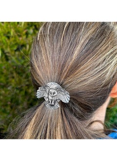 Oberon Design Ponytail Holder, Hair Accessory, Women's Hair Tie, Night Owl, Handcrafted in the USA by Oberon Design  - Image 2