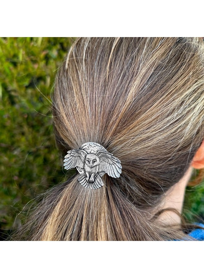 Oberon Design Ponytail Holder, Hair Accessory, Women's Hair Tie, Night Owl, Handcrafted in the USA by Oberon Design - Image 2