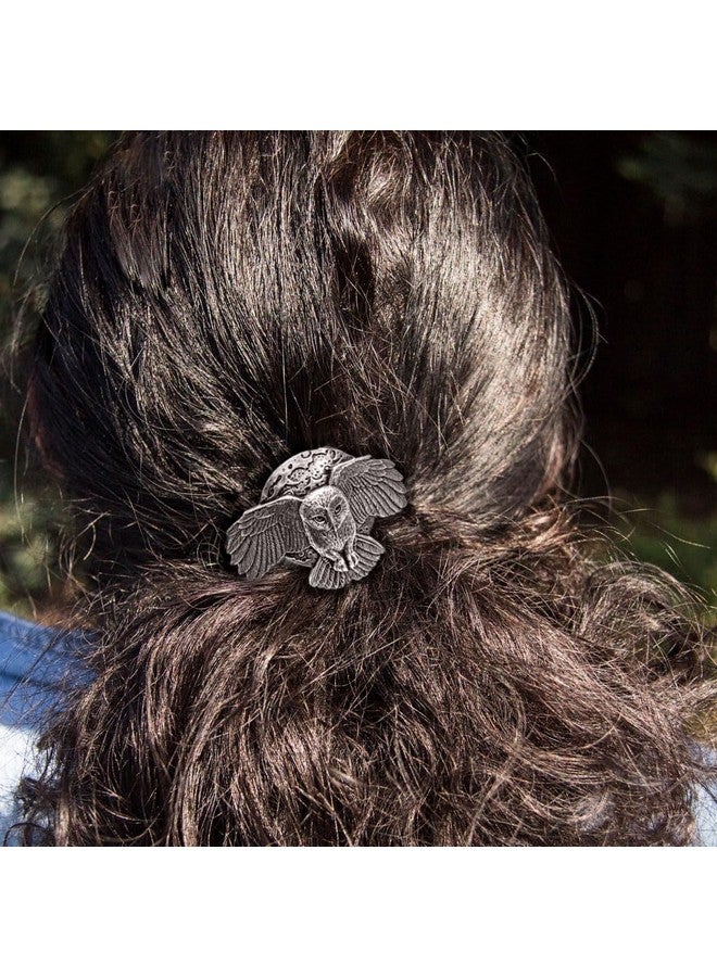 Oberon Design Ponytail Holder, Hair Accessory, Women's Hair Tie, Night Owl, Handcrafted in the USA by Oberon Design - Image 4