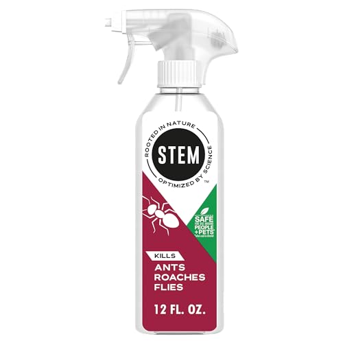 STEM Kills Ants, Roaches And Flies: Plant-Based Active Ingredient Bug Spray, Botanical Insecticide For Indoor And Outdoor Use; 12 fl oz (Pack Of 1) - Image 1