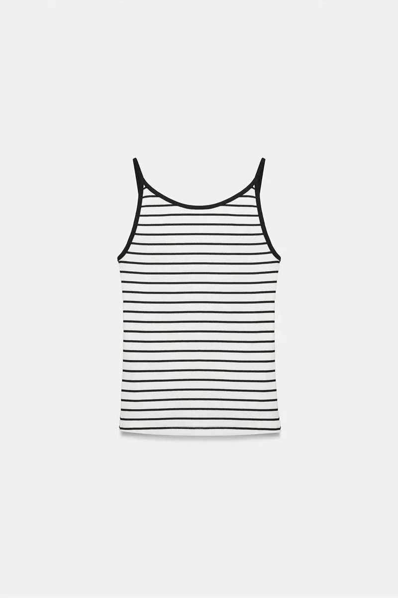 Dilvin Multicolor DILVIN Striped Sleeveless Cami Blouse for Women | Best Price UAE
