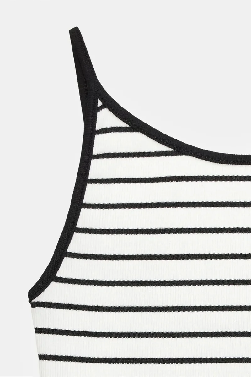 Dilvin Multicolor DILVIN Striped Sleeveless Cami Blouse for Women | Best Price UAE