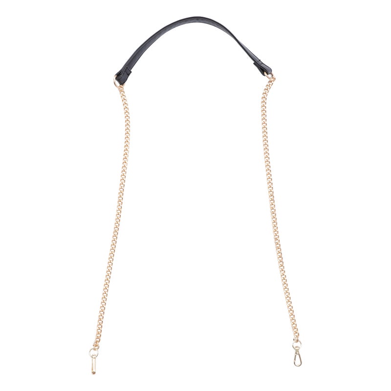 Bag Chain for Handbag Purse, Durable PU Leather and Metal Strap with Clasps - Image 1