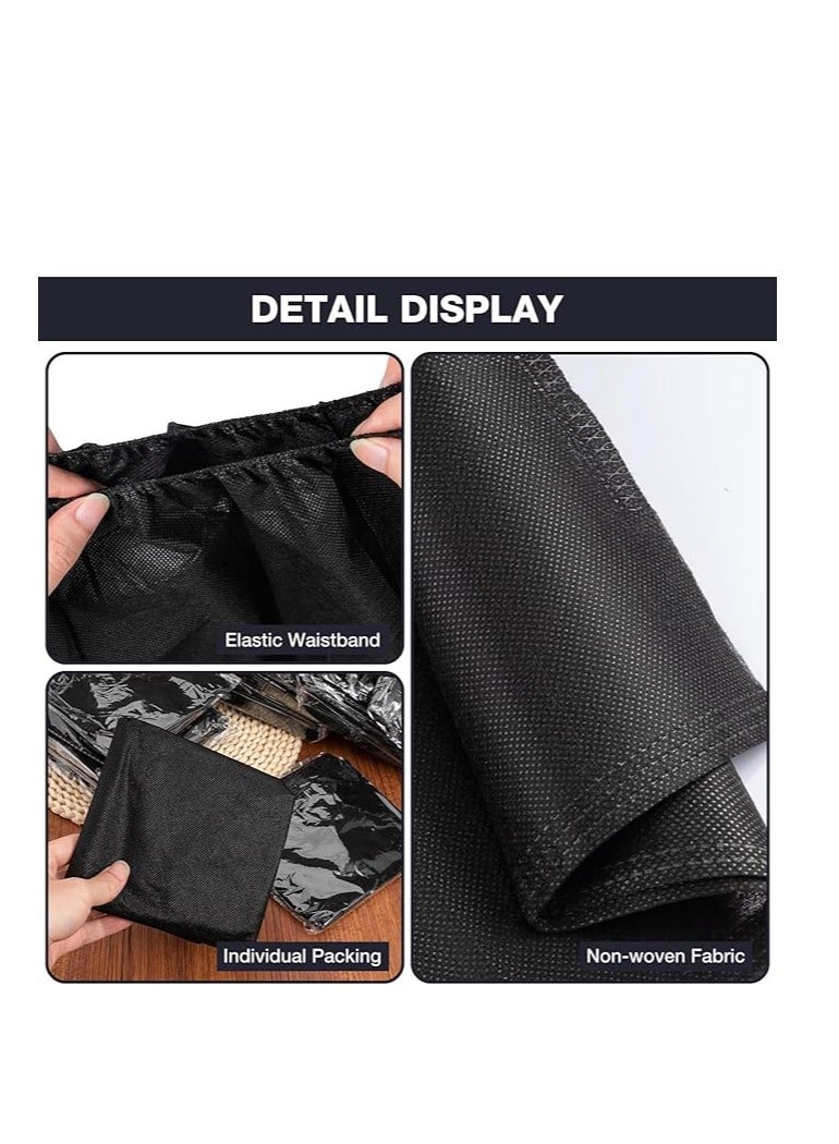 globalstar Globalstar Non-Woven Disposable Men's Underwear - Elastic Waistband, Perfect for Salon and Spa, Individually Wrapped (20 PCS)  - Image 3