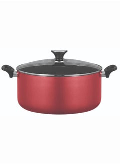 SONEX Non Stick Casserole With Elegant Design in Pink, Never Stick Plus Super Strong Non Stick Teflon Coating, Ergonomic, Stay Cool Handle, Effecient Heat Distribution For Healthy Cooking, Easy to Clean  - Image 1