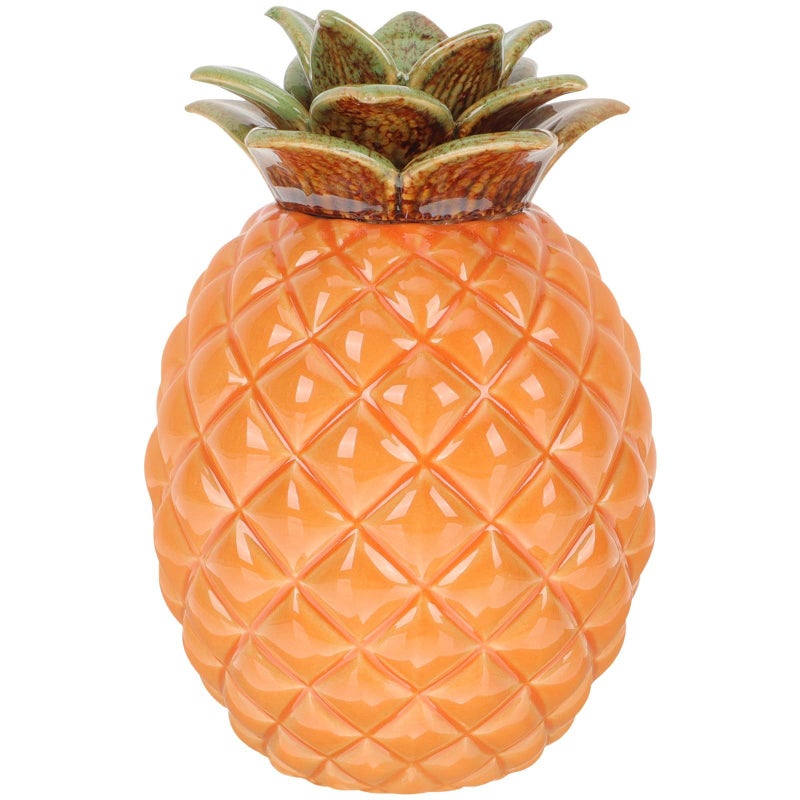 Ceramic Pineapple Tea Canister With Sealing Lid For Office Storage - Image 2