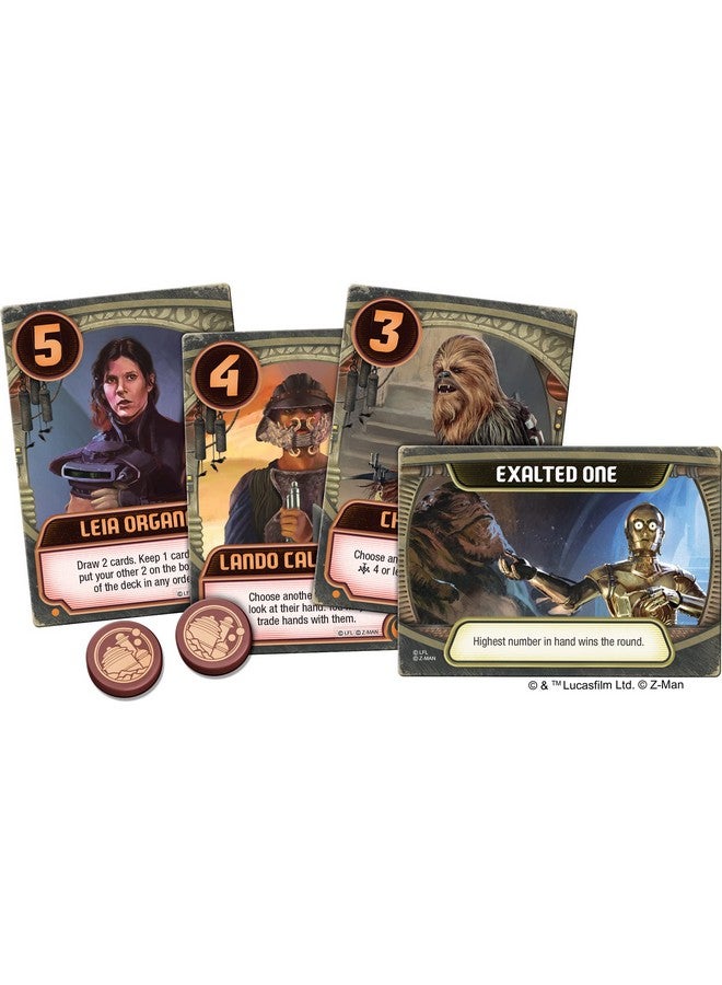 Z-Man Games Z-Man Games Jabba's Palace A Love Letter Game - Rebel Bravery and Vile Deceit! Strategy Game for Kids and Adults Set in The Star Wars Universe, Ages 10+, 2-6 Players, 20 Minute Playtime, Made  - Image 2