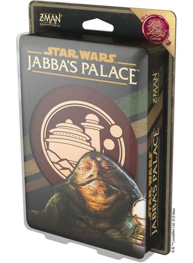 Z-Man Games Z-Man Games Jabba's Palace A Love Letter Game - Rebel Bravery and Vile Deceit! Strategy Game for Kids and Adults Set in The Star Wars Universe, Ages 10+, 2-6 Players, 20 Minute Playtime, Made  - Image 1