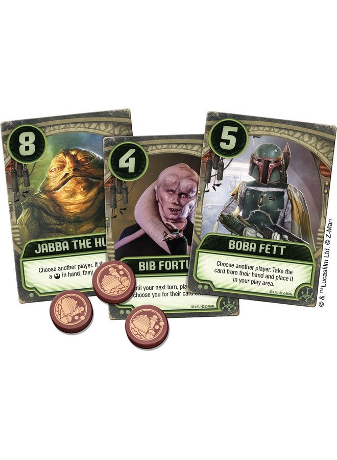 Z-Man Games Z-Man Games Jabba's Palace A Love Letter Game - Rebel Bravery and Vile Deceit! Strategy Game for Kids and Adults Set in The Star Wars Universe, Ages 10+, 2-6 Players, 20 Minute Playtime, Made  - Image 3