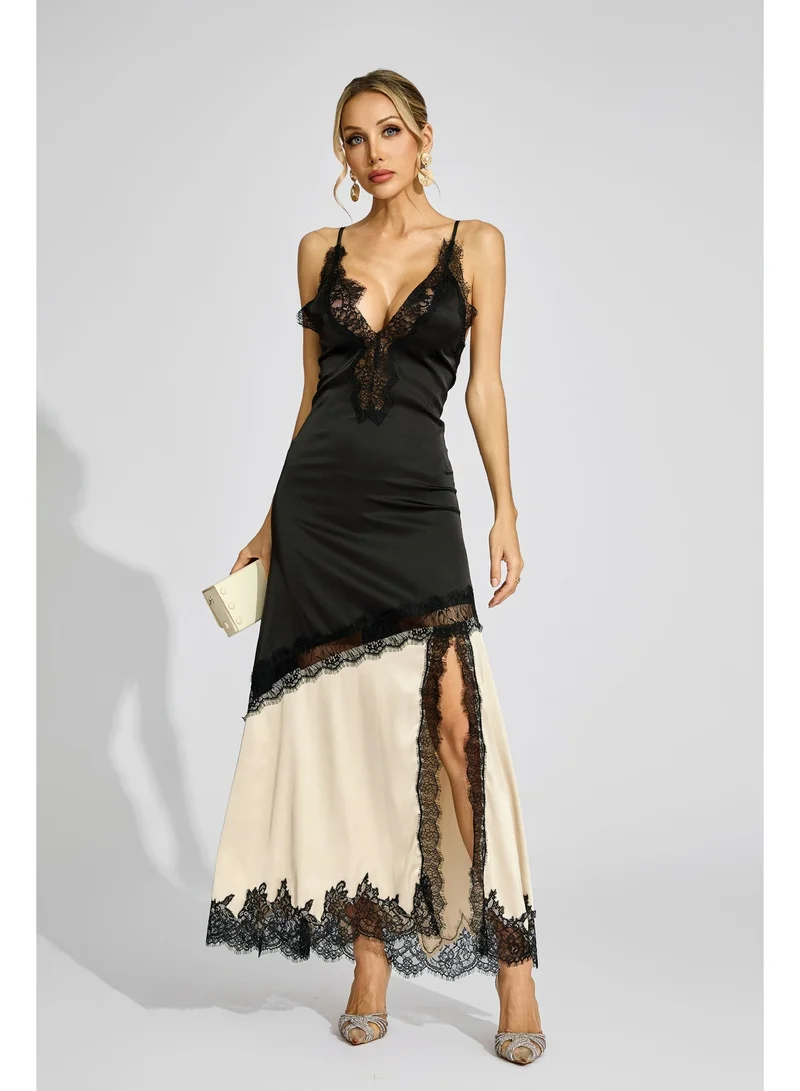 Dolly Contrast Lace Dress
