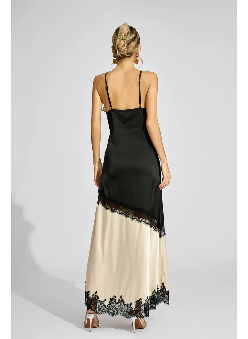 Catchall  Dolly Contrast Lace Dress for Women | Best Price UAE