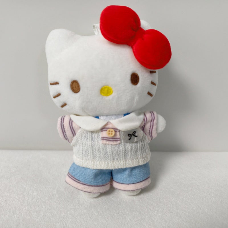10cm Cotton Doll Clothes, KT Cat Plush Outfit, Casual Sport Wear for Dolls, Dress-Up Accessories - Image 4
