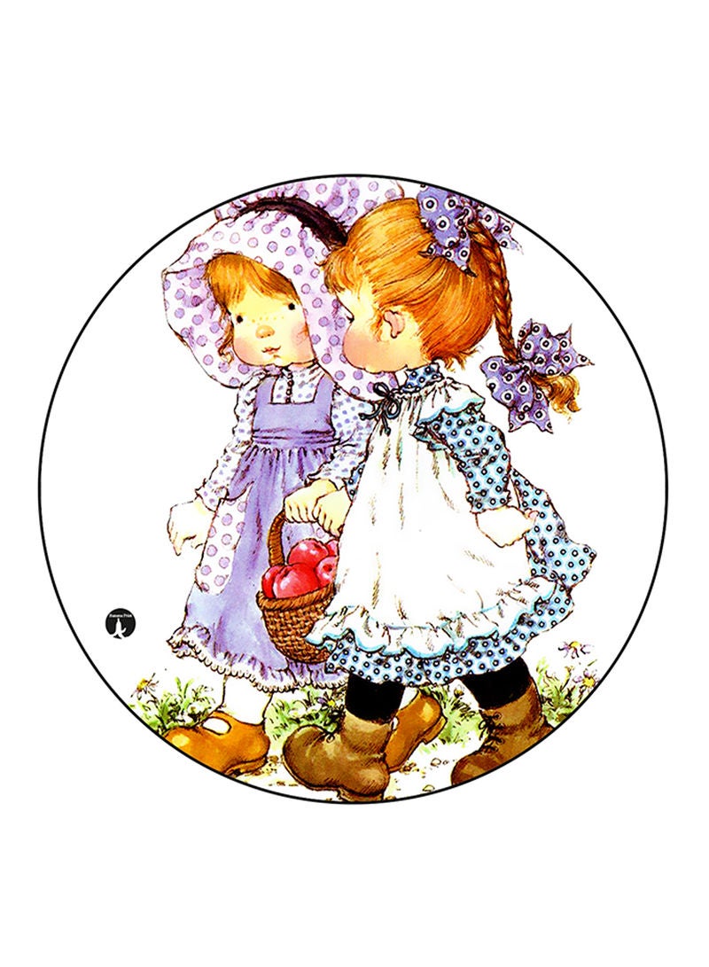 RKN Girls Printed Mouse Pad Multicolour