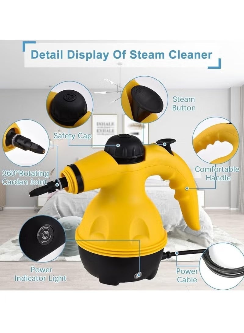 YSHH trading Steam Cleaner Handheld Multi-Purpose Portable Steam Cleaning Machine with Multiple Accessories for Floor, Kitchen, Bathroom, Windows, Sofa & Car - Image 2