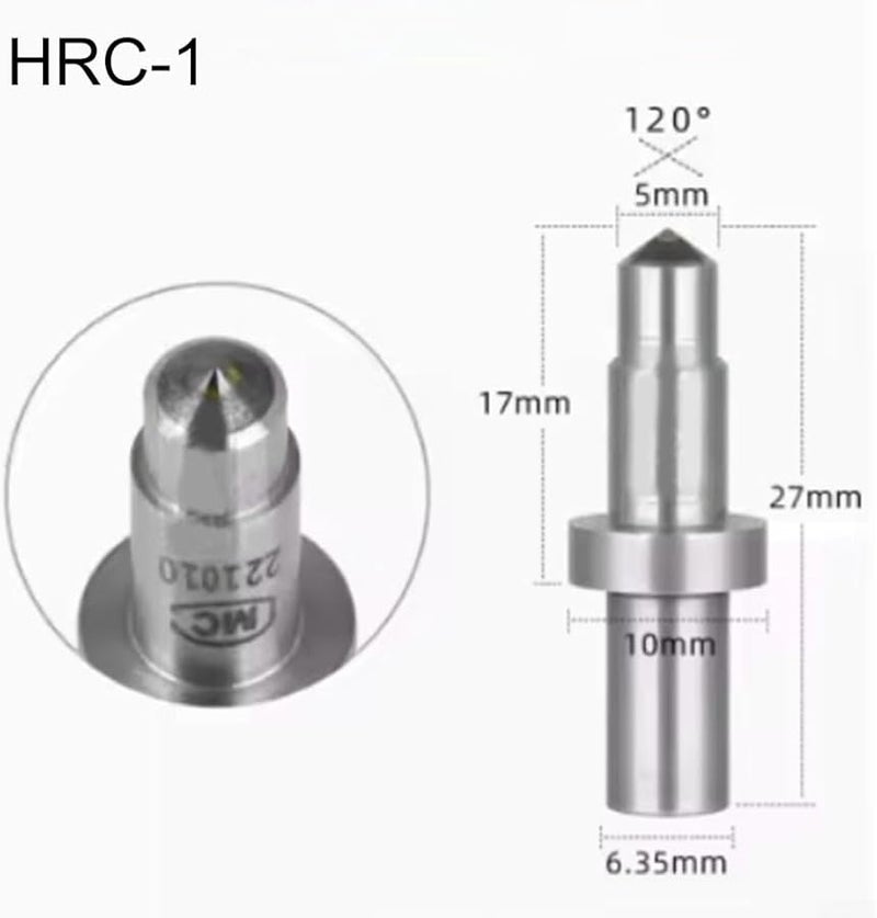 HRC 1 Hardness Tester Indenter Spherical Steel Ball WC Brazed Stainless Steel Substrate - Image 3