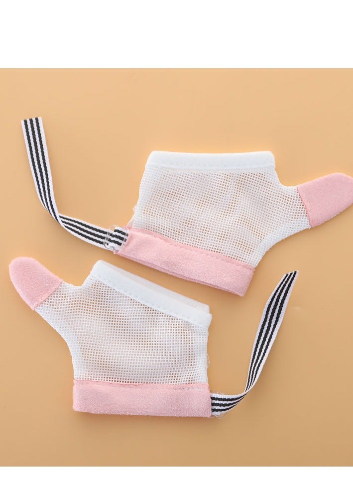 Newborn Baby Gloves, anti-Scratch Face and anti-bite Baby Gloves 