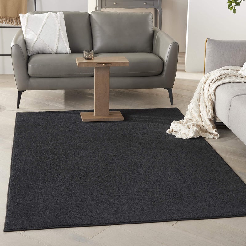 Nourison Essentials 4 x 6 Black Outdoor IndoorOutdoor Rug