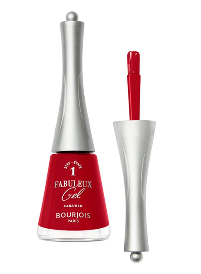 BOURJOIS PARIS Fabuleux Gel Nail Polish - 315 - Caba’Red 9Ml  - Image 1