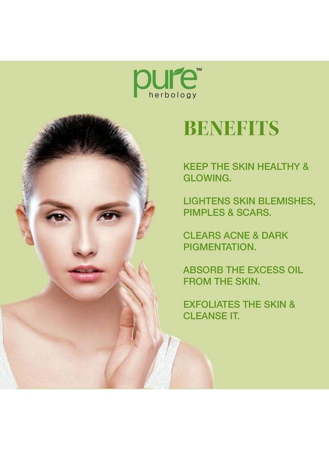 Pure Herbology - Pure & Natural Pimplefree Clear Skin Silky Hair Neem Leaves Powder 100Gm - Image 1