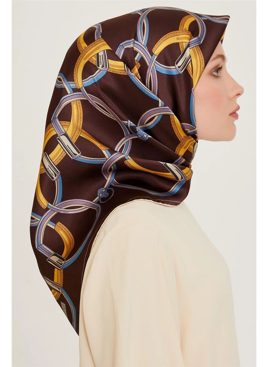 ARMINE Classic Patterned Sura Pure Silk Scarf 9203D 38