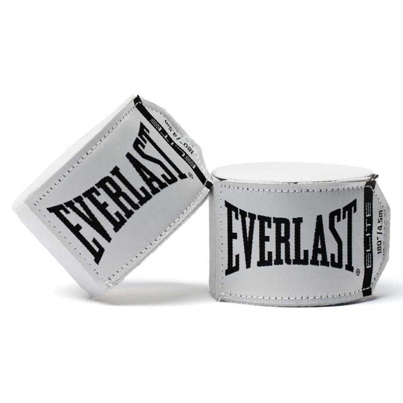 Elite 180” Boxing Hand Wraps – Breathable Wrist & Knuckle Support Wraps for Men & Women, White