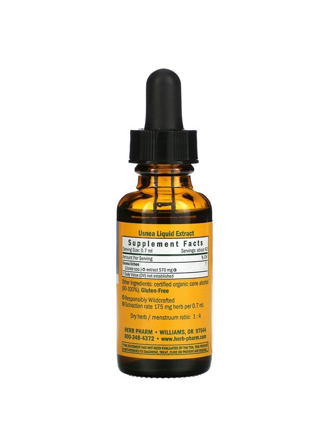 Herb Pharm Dropper Usnea Extract - 1 fl oz - Image 2