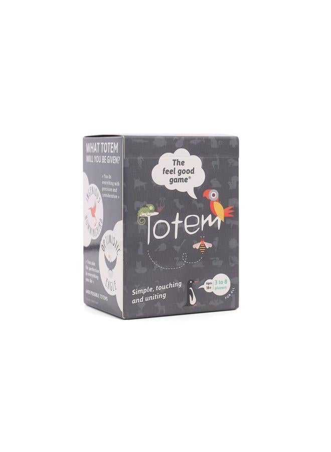 Bluejw English Version Totem Totem Bird Card Board Game Family Leisure Party Men And Women Parent-child Gray Paper Card Game - Image 1