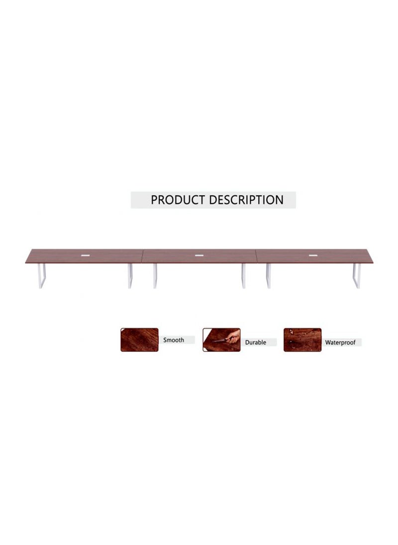 Mahmayi - Mahmayi Vorm 136-60 14 Seater Apple Cherry Conference-Meeting Table - Image 1