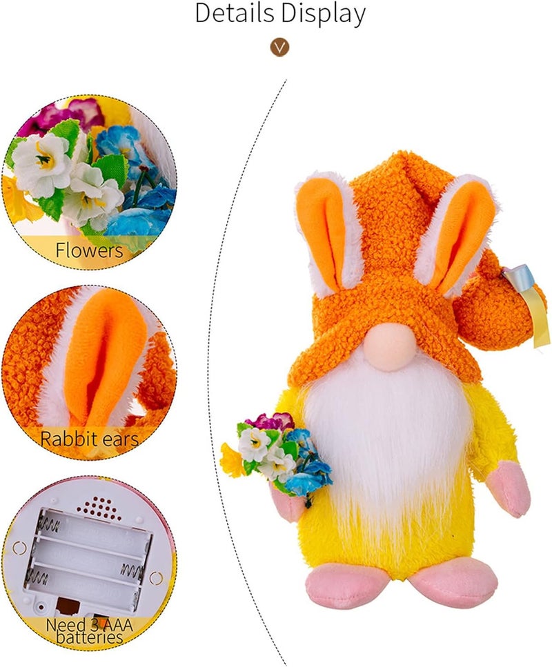 cheekyglo Easter Bunny Gnomes Gonk Easter Decoration Easter Faceless Doll Rabbit Bunny Gnome Easter Rabbit Ornaments Faceless Easter Bunny Doll Home Table Fireplace Decor - Image 3