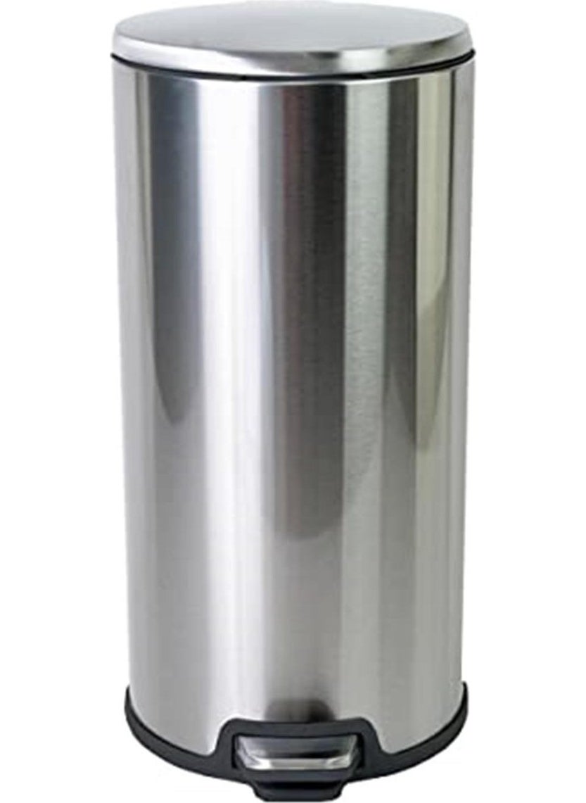 Primanova Cigo Pedal Dustbin 20LT Dkp White-Inside Black 
