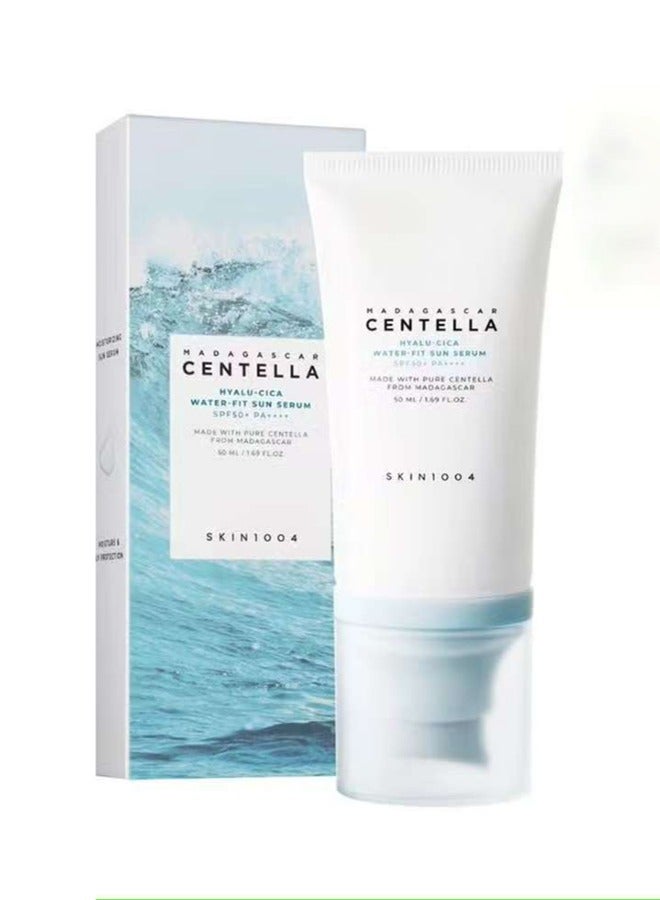 SKIN Madagascar Centella Hyalu Cica Water Fit Sun Serum SPF50+  PA++++, 50ml - Image 1