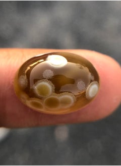 HADI Natural Sulaimani Agate - 11.7ct - 18 x 13mm  - Image 4