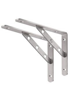 Shelf Brackets, Stainless Steel Solid Shelf Support, Corner Brace Joint Right Angle L Bracket, Space Saving DIY Bracket (14 inch - 2pcs) - pzsku/Z3EE47866B57A3CDD05DFZ/45/_/1727879435/fe1f6733-2152-42d7-8e4a-a0132bc5785e