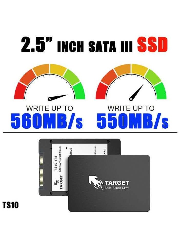 TARGET 1TB SATA III 2.5" Solid State Drive – 6Gb/s