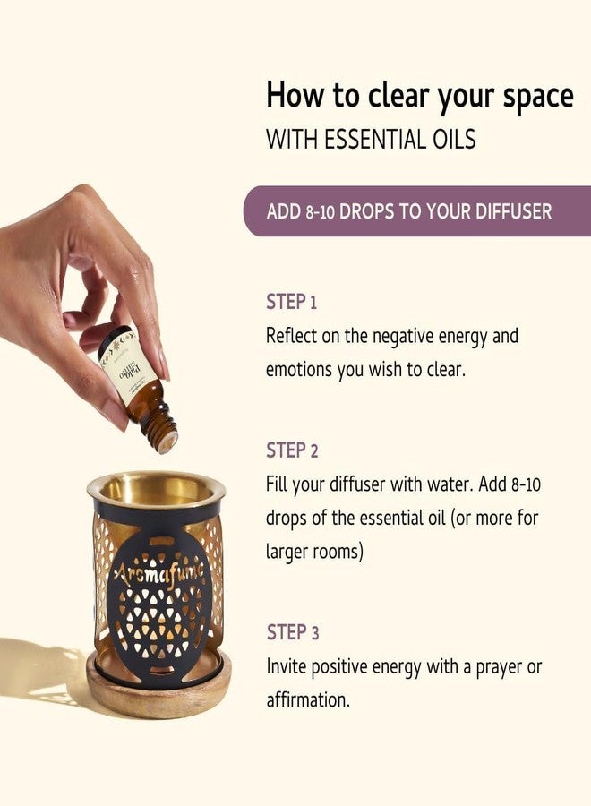 Aromafume Palo Santo & Lavender Essential Oil Diffuser Blend by Aromafume | 3 x 10ml / 0.33 fl oz l Aromatherapy Oil for Smokeless Smudging | Natural Air fresheners for Home | Spiritual Meditation Accessories - Image 5