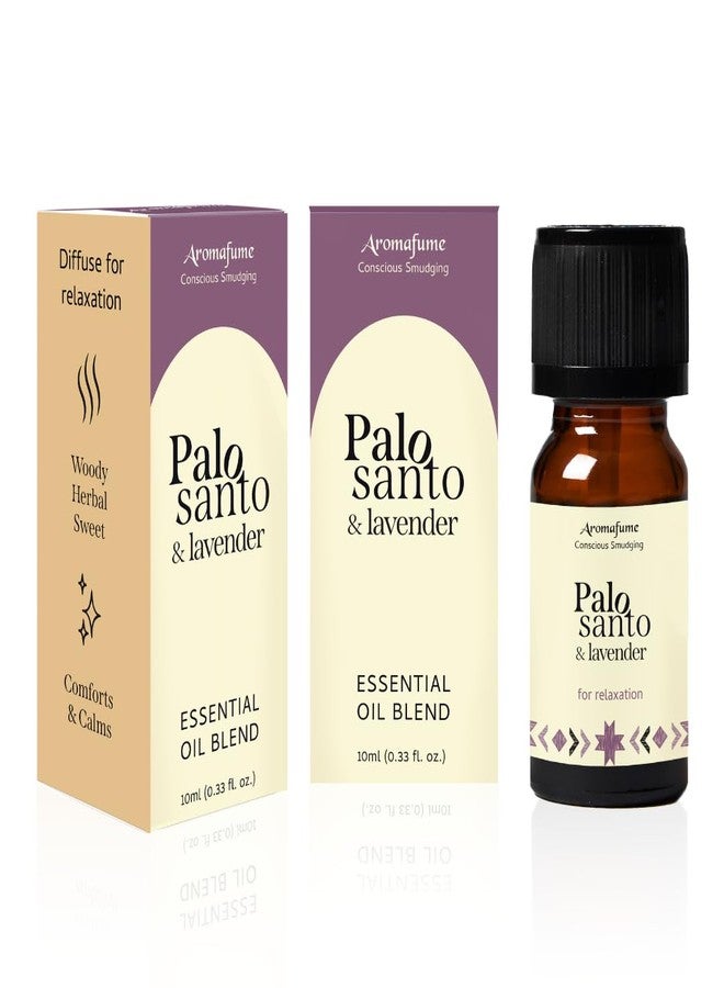 Aromafume Palo Santo & Lavender Essential Oil Diffuser Blend by Aromafume | 3 x 10ml / 0.33 fl oz l Aromatherapy Oil for Smokeless Smudging | Natural Air fresheners for Home | Spiritual Meditation Accessories - Image 1