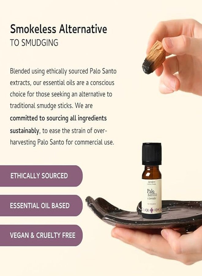 Aromafume Palo Santo & Lavender Essential Oil Diffuser Blend by Aromafume | 3 x 10ml / 0.33 fl oz l Aromatherapy Oil for Smokeless Smudging | Natural Air fresheners for Home | Spiritual Meditation Accessories - Image 3