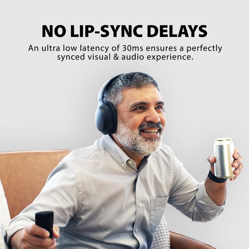 Avantree Opera - Wireless Headphones for TV Watching with Clear Dialogue, Compatible with TVs Equipped with Optical or AUX Audio Output Ports, Passthrough, Enhanced Volume & Comfortable for Seniors - Image 3