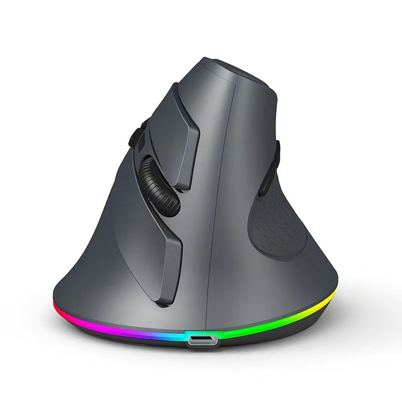 Vertical Wired Gaming Mechanical 7200DPI Ergonomic Design with 6 Buttons 11 LED Light Modes - Image 2