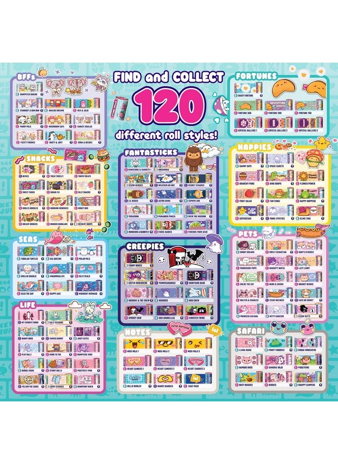 Sky Castle - Sticki Rolls Multi-Roll Collector'S Refill Pack | Includes 15 Sticki Rolls (150 Mini Stickers) | Assorted Colors And Styles | Over 1000 Sticker Designs To Discover And Collect! - Image 1
